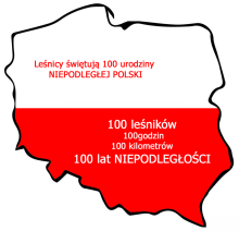 100 leśników na 100 lat niepodległości!